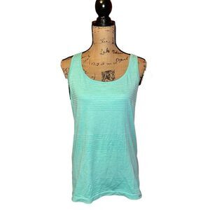 Patagonia Womens Size Large Racerback Tank Top Sleeveless Shirt Turquoise